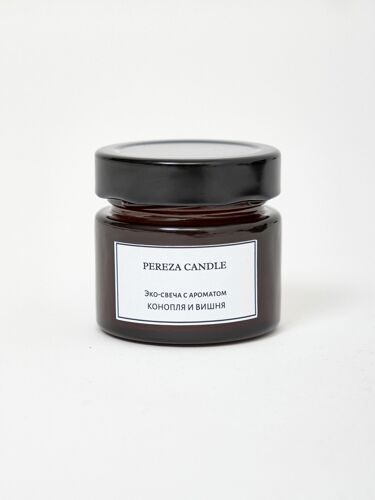 Свеча Pereza Candle Конопля и вишня, 100 мл