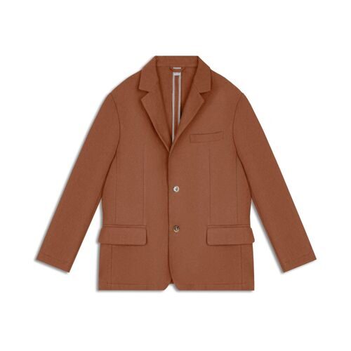 Пиджак из конопли, терракот